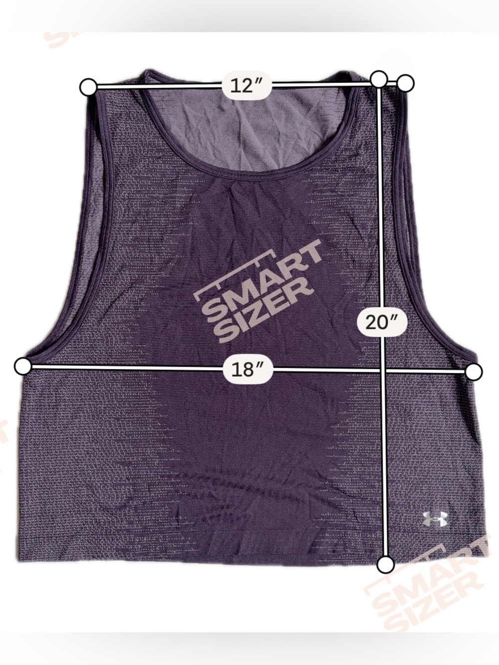 Under Armour - Set of 2 Women’s Lightweight Tank Tops - Small - Black & Purple - Picture 7 of 7